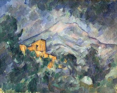 Montagne Sainte-Victoire and the Black Chateau by Paul Cézanne